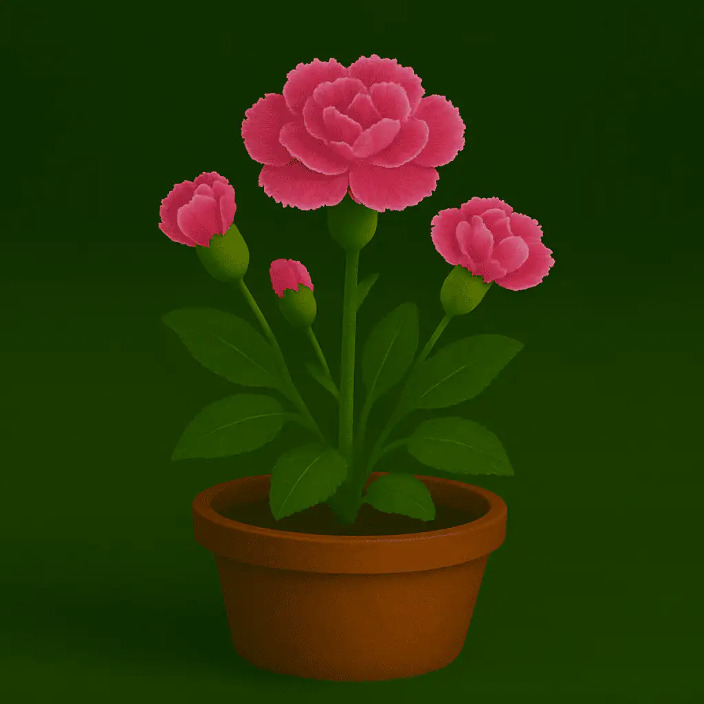 Pink Kisses Carnation